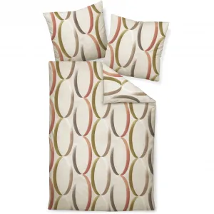 Постельное белье Janine «DAVOS65156 08», на молнии, цвет taupe siena