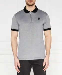 Футболка поло Regular fit Karl Lagerfeld, серый