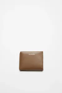 Кожаный тройной кошелек Acne Studios, Camel brown