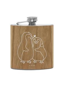 Mr. & Mrs. Panda Фляжка, пингвины, засыпающие без слов, коричневый цвет