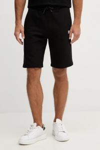 Хлопковые шорты Karl Lagerfeld, черный