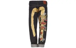 Джинсы мужские деним синие Evisu, синий