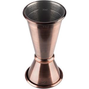 Барная мерная посуда Buddy's Bar Buddy´s Bar, нержавеющая сталь, 1 шт., двойная мерка 2 мл/4 мл, внутренние размеры 1 мл/3 мл, можно мыть в посудомоечной машине Buddy'S, Kupferfarben/edelstahlfarben/antik