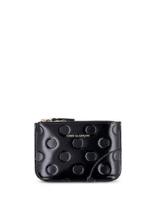 Кошелек 'Polka Dots Embossed' Comme Des Garçons Wallet, черный