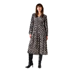 Платье Garcia I50280 long sleeve long, черный