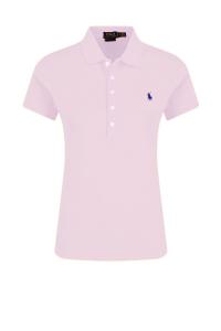 Поло Ralph Lauren Slim Fit Pique, пудрово-розовый