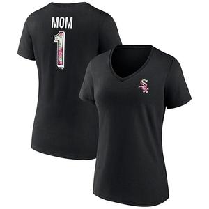 Футболка V-neck Chicago White Sox Best Mom Ever для женщин plus size Profile