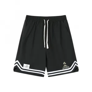 Повседневные шорты унисекс Unite Life HOODS, черные (с двойной полосой)