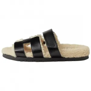 HERMES Тапочки-слайды Chypre Slide женские, черные