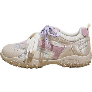 QINGZHUHU Женские дышащие легкие противоскользящие повседневные кеды с эффектом увеличения роста 5 см, пурпурная сетка, цвет Purple Mesh, Height Increasing 5CM