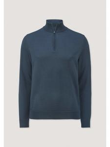 Hessnatur Вязаный пуловер темно-бензинового цвета