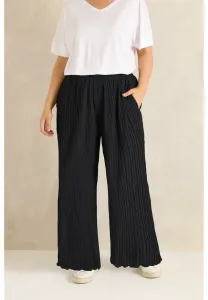 Брюки с широкими штанинами Evans, Black