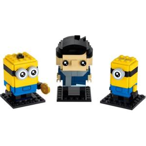 Конструктор Minions BrickHeadz Groot, Stewart и Odo, лимитированная серия, 300 деталей, 40420 LEGO