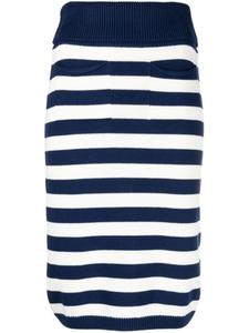 Kenzo юбка Rock в полоску, белый