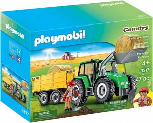 Набор фигурок страны 9317 Трактор с прицепом Playmobil
