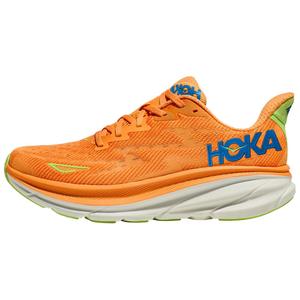 HOKA ONE ONE Кроссовки Clifton 9 Shock Absorbers с противоскользящим покрытием, износостойкие, низкие, повседневные, оранжевые, мужские