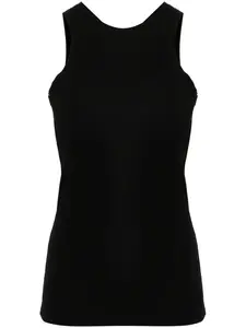 Топ Fluid из джерси TOTEME, черный