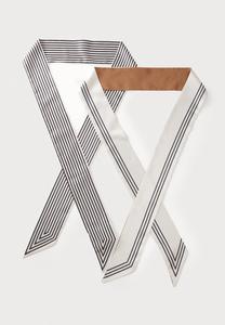 Шарф Zign 2 PACK, Beige/Brown/Black + Beige/Black/Beige