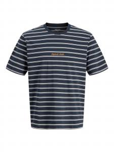 JACK & JONES Футболка 'JORNorrebro' в цвете Night Blue