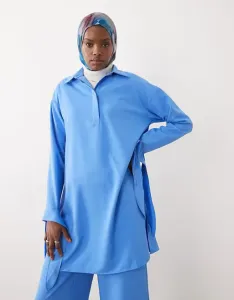 Синяя длинная верхняя комбинезон IAL