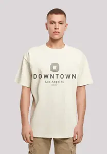 Футболка F4NT4STIC "Downtown LA OVERSIZE TEE", принт, цвет Sand