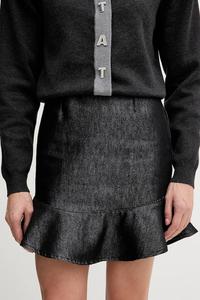 Джинсовая юбка Rotate, черный