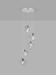 Подвесной потолочный светильник Alessio 5 Pacific, Nickel