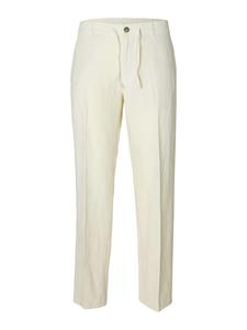 SELECTED Брюки Regular Pleated 'SLH196-STRAIGHT LEROY' белого цвета