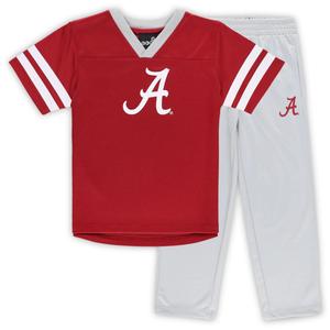 Комплект из джерси и брюк для дошкольников Crimson/Gray Alabama Crimson Tide Red Zone Outerstuff