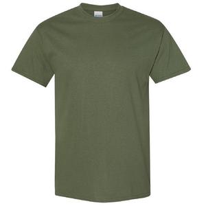 Gildan Мужская футболка из плотного хлопка с короткими рукавами Floso, цвет Military Green