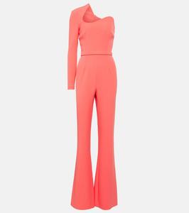 Креповый комбинезон jonal на одно плечо Safiyaa, апельсин