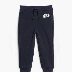 Флисовые джоггеры с вышитым логотипом Gap, синий