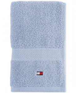 Современное американское полотенце для рук из однотонного хлопка, 40 см x 66 см Tommy Hilfiger Home, цвет true blue