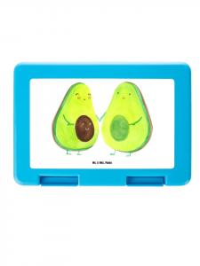 Mr. & Mrs. Panda Ланч-бокс с изображением авокадо для пар, без надписи, белого цвета