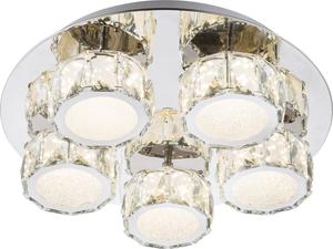 Светодиодный потолочный светильник Globo, 40 см, хромированный