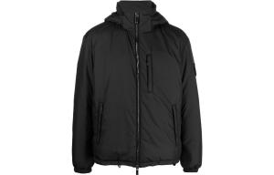 Emporio Armani Блузон с капюшоном и утеплителем из гусиного пуха Asv GIORGIO ARMANI, Обсидиановый черный