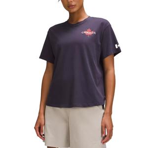 Lululemon Футболка Team Canada Regular женская Atmospheric Purple