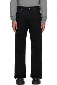 Джинсы гетов из Конкордии Rick Owens, черный