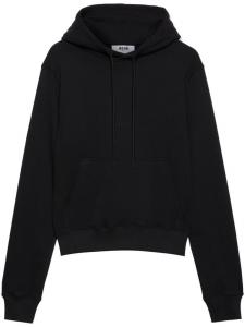 MSGM худи с вышитым логотипом, черный