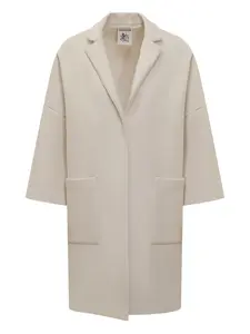 Однобортное пальто Semicouture, нейтральный