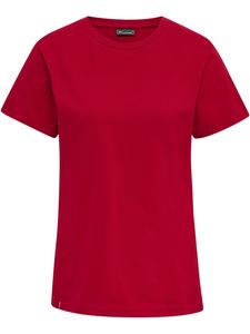 Футболка Hummel S/S Woman, цвет TANGO RED