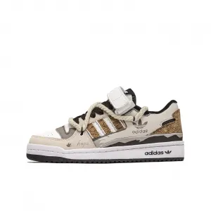 Adidas Originals Форум Lively Island, деревянная фигурка, амортизирующие низкие кеды для скейтбординга унисекс желтый коричневый