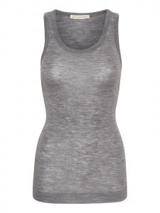 Seamless Basic Топ 'Isa' в сером цвете