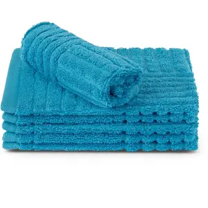 Мочалка для рук ROSС CARRE, 100% хлопок, ребристая структура, большой выбор цветов Ross, Ozean