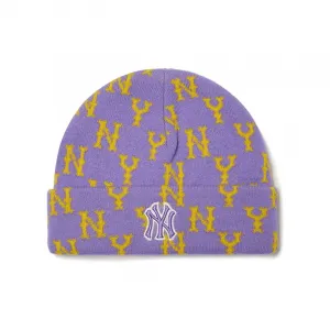 Детские разноцветные шапочки из овечьей шерсти MLB, фиолетовый