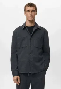 Рубашка Mango, Mottled Dark Grey