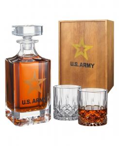 Подарочный набор «Армейский графин для виски» The Wine Savant, прозрачный