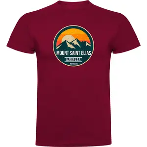Футболка с коротким рукавом Kruskis Mount Saint Elias, красный