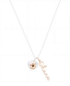 Ожерелье с подвеской Лило и Стич "Оана" Disney, Two Tone