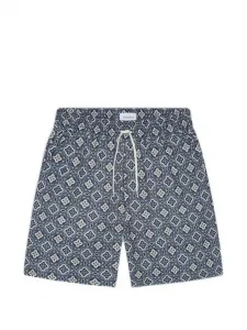 Шорты Harry Arabesque на завязках Les Deux, синий